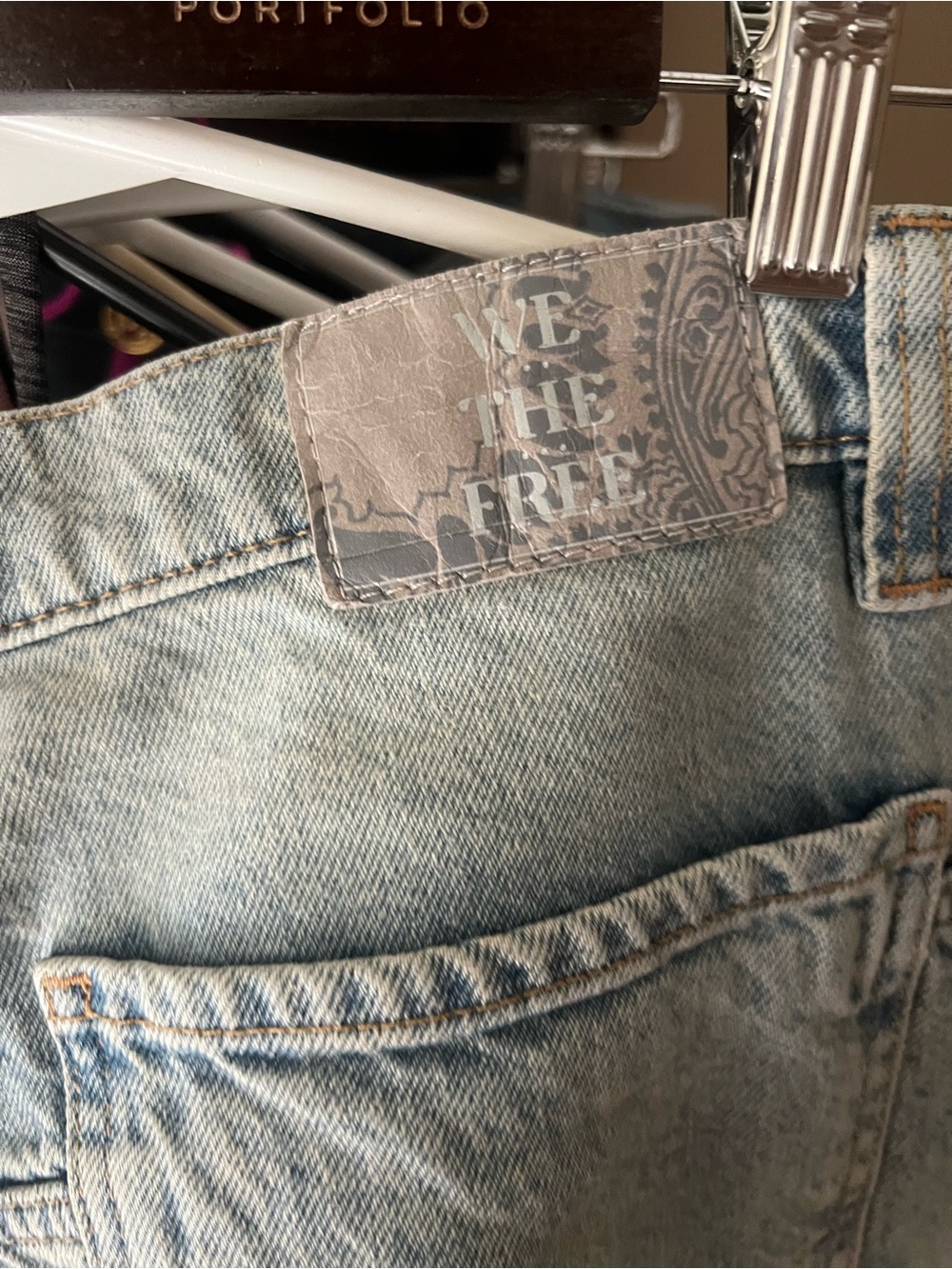 We The Free High-Rise Wide-Leg Jeans — Light Blue Wash - Picture 4 of 4
